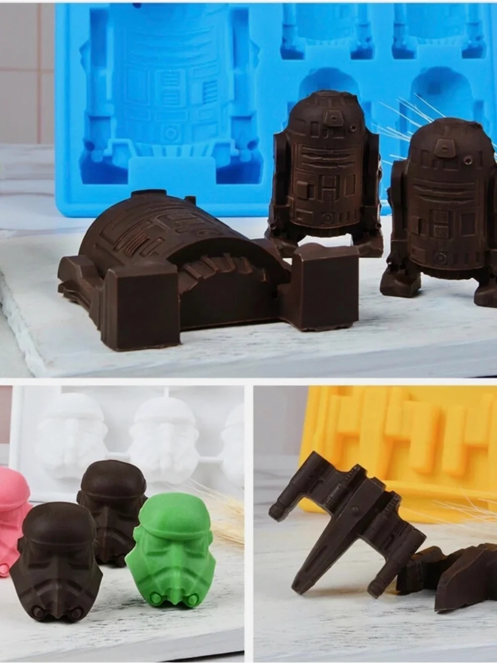Vibrant kitchen- Star Wars silicone molds